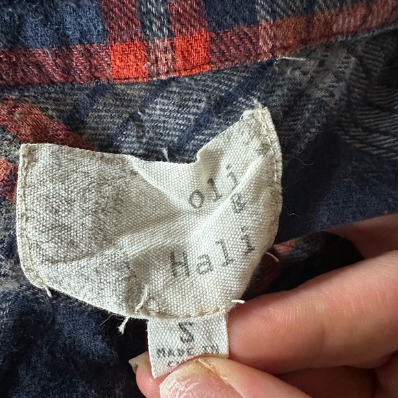 Mineral Washed Plaid Button Up Long - Picture 6 of 7